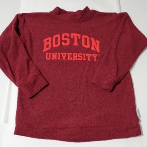 NWT Boston University Woolly Pullover Sweater